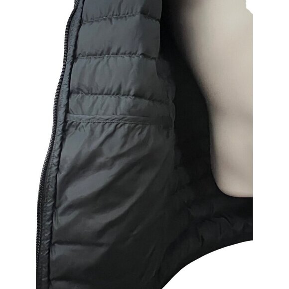 Adidas Varilite Mens Black Duck Down Puffer Zip Up Jacket Medium Pockets Unisex - Picture 6 of 13